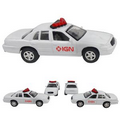 1:64 Scale White Police Car